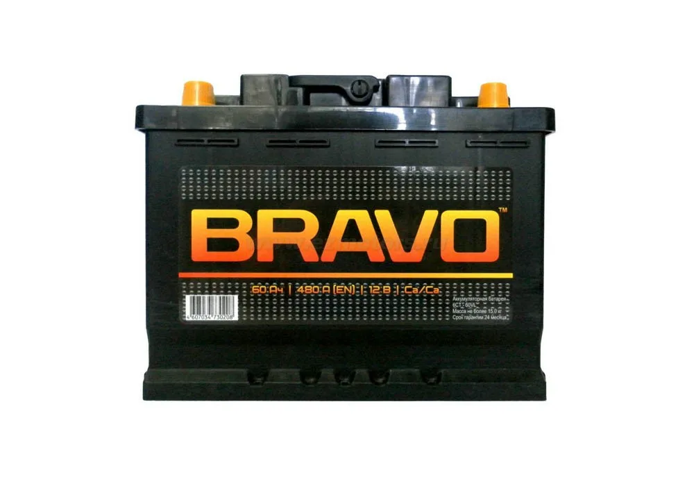Аккумулятор AKOM BRAVO 6СТ-60 п.п.