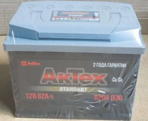 Аккумулятор AKTEX STANDART 6CT-62 о.п. низкий