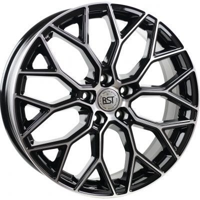 Диски RST R059 7 х 19 5*108 Et: 36 Dia: 65.1 черный с проточкой глянцевый