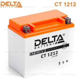 Аккумулятор DELTA  AGM СТ 1212/ 12A - BS (мото)