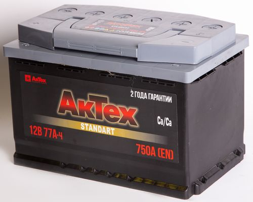 Аккумулятор AKTEX STANDART 6СТ - 77 п.п.