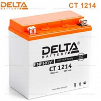 Аккумулятор DELTA  СТ1214.1/14 Ач YB14B-BS,YTX14AH