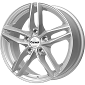 Диски Carwel Тау 6.5 х 16 5*100 Et: 43 Dia: 57.1 серебро с полированным ободом