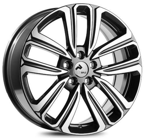 Диски RPLC Chr4 7.5 х 18 5*108 Et: 47 Dia: 60.1 черный с проточкой глянцевый