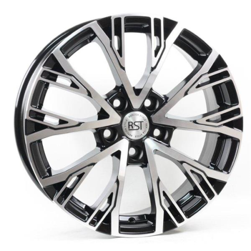Диски RST R207 6.5 х 17 5*108 Et: 33 Dia: 60.1 черный с проточкой глянцевый