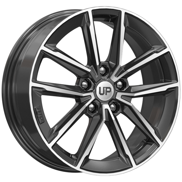 Диски Wheels UP Up104 6.5 х 17 5*114,3 Et: 50 Dia: 67.1 черный с проточкой глянцевый