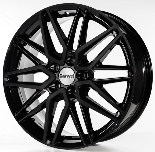 Диски Carwel Вайс 233 7 х 18 5*114,3 Et: 45 Dia: 67.1 черный матовый