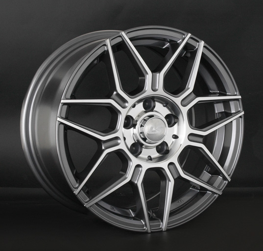 Диски LS wheels LS 785 7 х 16 4*100 Et: 40 Dia: 73.1 серый с полировкой