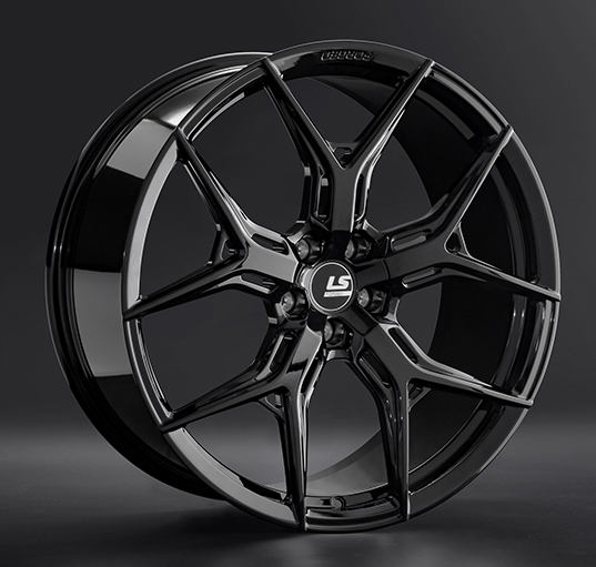 Диски LS Forged FG14 9.5 х 22 5*108 Et: 48 Dia: 63.3 черный матовый