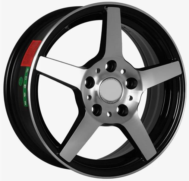 Диски Megami AF-07 6 х 15 5*100 Et: 38 Dia: 57.1 черный полностью полированный
