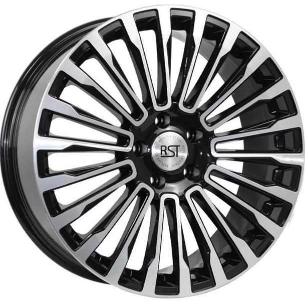 Диски RST R062 8.5 х 20 5*120 Et: 45 Dia: 62.5 черный с проточкой глянцевый