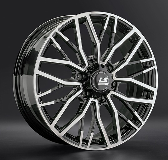 Диски LS Forged FG33 9 х 22 6*139,7 Et: 30 Dia: 100.1 черный полностью полированный