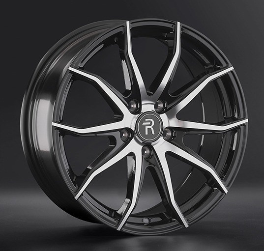 Диски Replay GL37 7.5 х 18 5*108 Et: 46 Dia: 63.3 черный полностью полированный