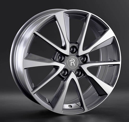 Диски Replay GL85 7 х 17 5*114,3 Et: 45 Dia: 54.1 серый с полировкой