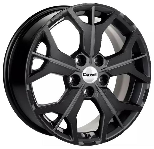 Диски Carwel Енисей 249 6.5 х 16 5*114,3 Et: 45 Dia: 67.1 черный матовый