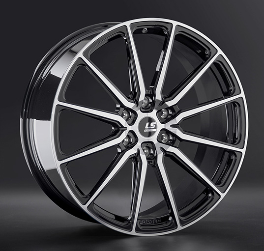 Диски LS Forged FG02 9 х 22 6*139,7 Et: 45 Dia: 95.1 черный полностью полированный
