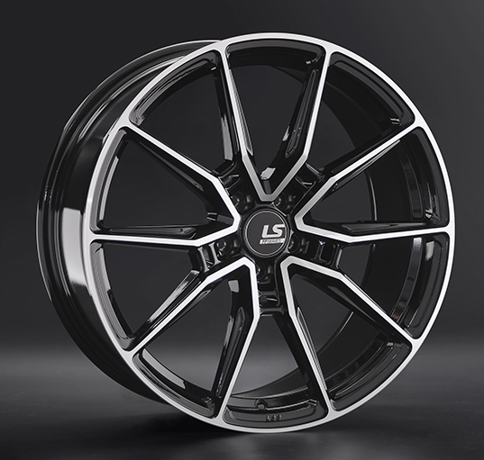 Диски LS wheels FlowForming RC58 9 х 20 5*108 Et: 38.5 Dia: 63.3 черный полностью полированный