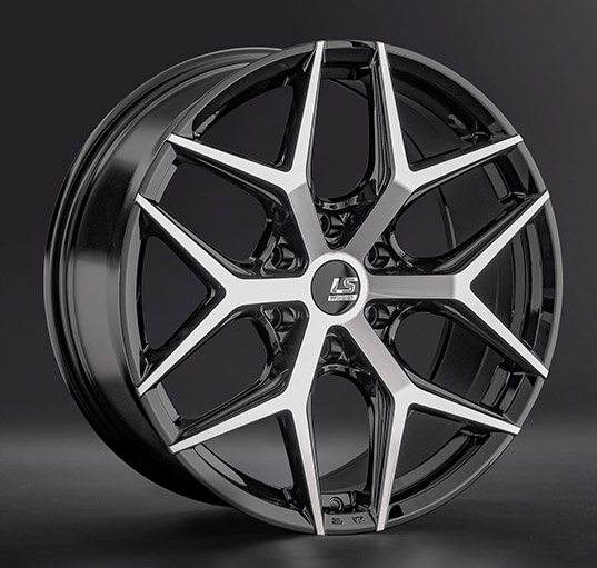 Диски LS wheels FlowForming RC64 9 х 20 6*139,7 Et: 30 Dia: 100.1 черный полностью полированный