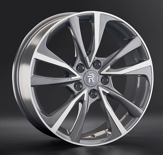 Диски Replay FA42 7.5 х 18 5*114,3 Et: 33 Dia: 67.1 серый с полировкой