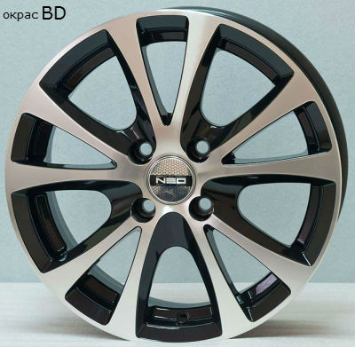 Диски Tech Line 509 6 х 15 4*100 Et: 45 Dia: 54.1 черный с проточкой глянцевый