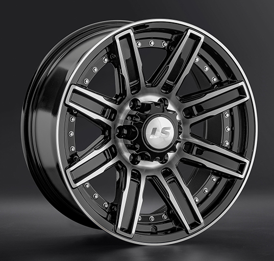 Диски LS wheels LS1353 9 х 18 6*139,7 Et: 20 Dia: 106.1 черный полностью полированный