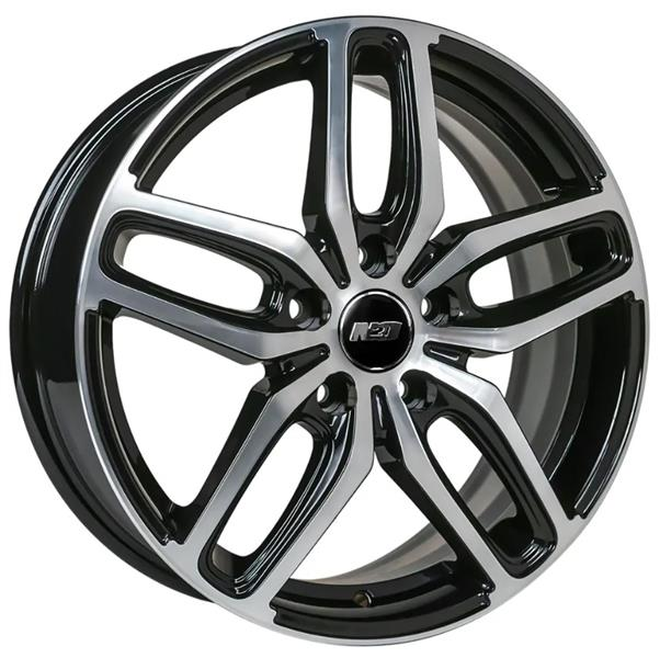 Диски N2O V2200 6.5 х 17 5*114,3 Et: 49 Dia: 67.1 черный с проточкой глянцевый