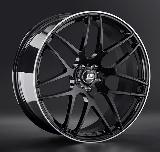 Диски LS Forged FG09 10 х 21 5*120 Et: 45 Dia: 72.6 черный с полированным ободом