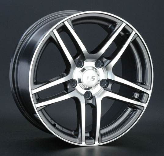 Диски LS wheels LS285 6.5 х 15 4*100 Et: 45 Dia: 73.1 серый с полировкой