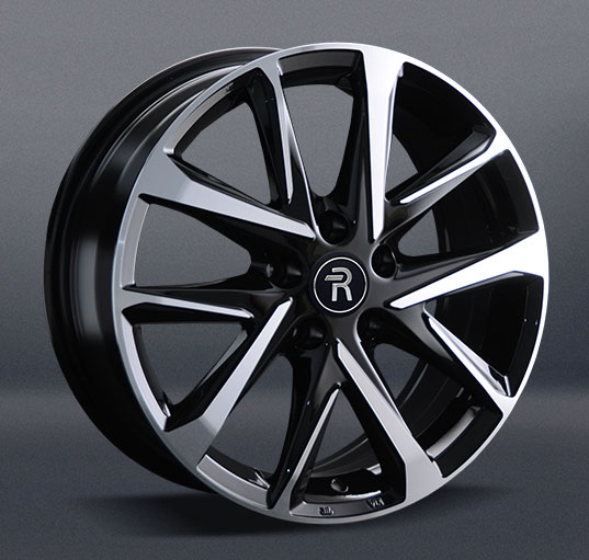 Диски Replay VV247 7 х 17 5*112 Et: 43 Dia: 57.1 черный полностью полированный