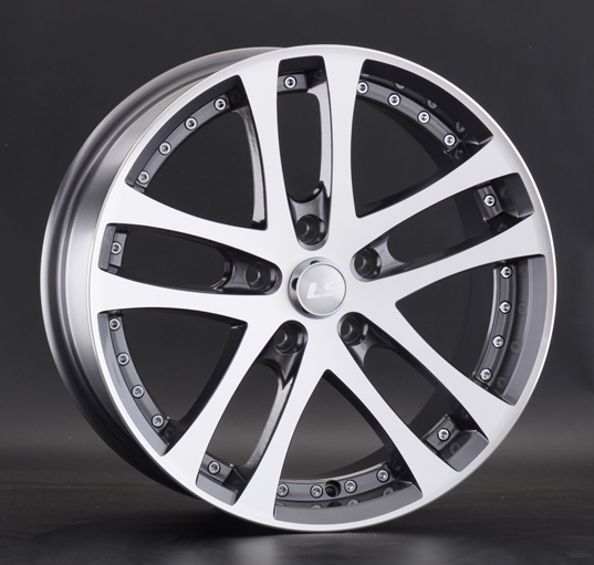 Диски LS wheels LS 919 7.5 х 17 4*100 Et: 38 Dia: 60.1 серый с полировкой