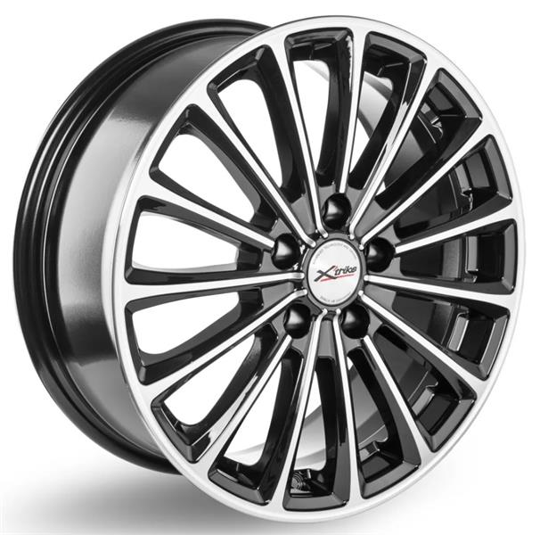 Диски X'trike X-136 7 х 17 5*112 Et: 45 Dia: 57.1 черный с проточкой глянцевый