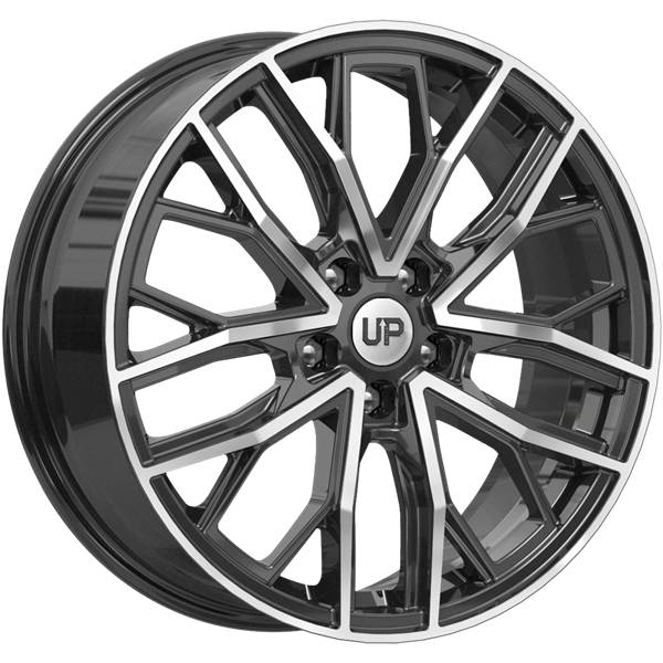 Диски Wheels UP Up109 7 х 18 5*114,3 Et: 45 Dia: 66.1 черный с проточкой глянцевый