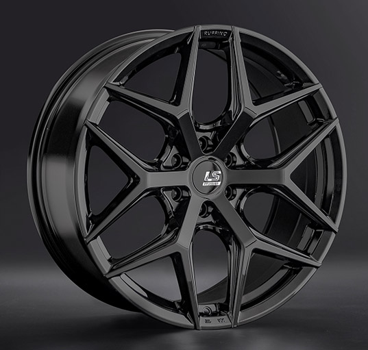 Диски LS wheels FlowForming RC64 9 х 20 6*120 Et: 40 Dia: 67.1 черный матовый