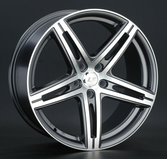 Диски LS wheels LS288 8 х 18 5*114,3 Et: 40 Dia: 73.1 серый с полировкой