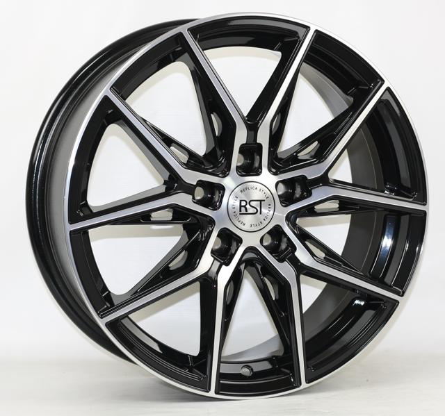 Диски RST R247 7 х 17 5*108 Et: 40 Dia: 54.1 черный с проточкой глянцевый