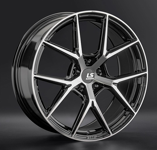 Диски LS wheels FlowForming RC78 8.5 х 19 5*108 Et: 30 Dia: 65.1 черный полностью полированный