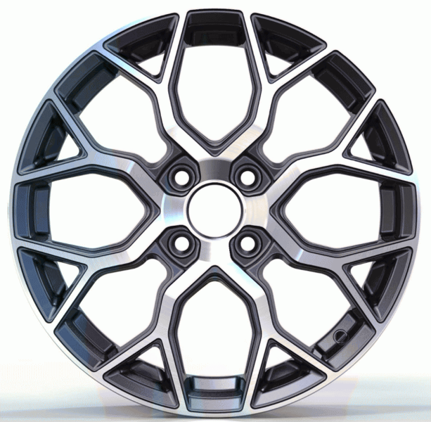 Диски VENTI 1619 6 х 16 4*100 Et: 41 Dia: 60.1 черный с проточкой глянцевый