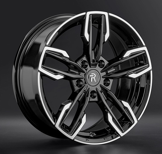 Диски Replay B375 8 х 17 5*120 Et: 43 Dia: 72.6 черный полностью полированный