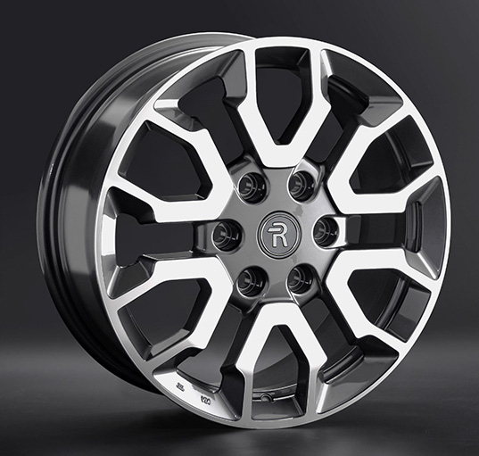 Диски Replay LX242 7.5 х 18 6*139,7 Et: 55 Dia: 95.1 серый с полировкой