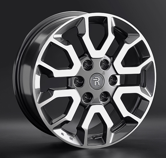 Диски Replay TY379 7.5 х 18 6*139,7 Et: 60 Dia: 95.1 серый с полировкой