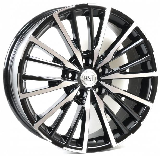 Диски RST R178 7 х 18 5*110 Et: 40 Dia: 67.1 черный с проточкой глянцевый