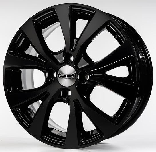 Диски Carwel Талто 6 х 15 4*100 Et: 46 Dia: 54.1 черный матовый