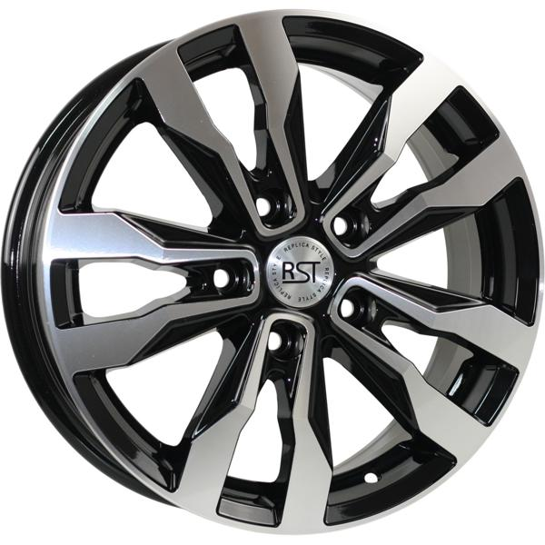 Диски RST R196 6.5 х 16 5*120 Et: 51 Dia: 65.1 черный с проточкой глянцевый