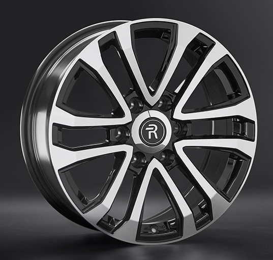 Диски Replay MI174 7.5 х 18 6*139,7 Et: 46 Dia: 67.1 черный полностью полированный