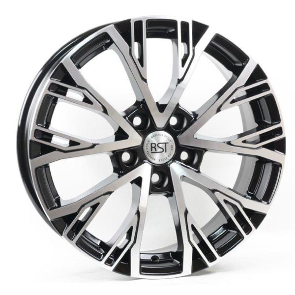Диски RST R207 6.5 х 17 5*114,3 Et: 35 Dia: 67.1 черный с проточкой глянцевый
