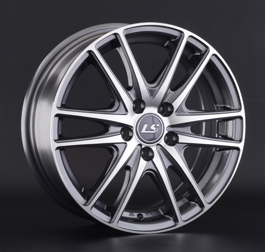 Диски LS wheels LS 362 6 х 16 4*100 Et: 50 Dia: 60.1 серый с полировкой
