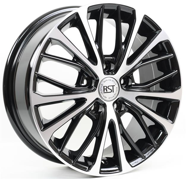 Диски RST R036 6.5 х 16 5*114,3 Et: 45 Dia: 60.1 черный с проточкой глянцевый