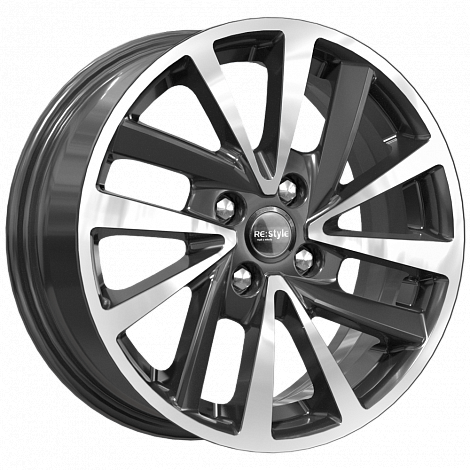 Диски K&K КС899 6 х 15 4*100 Et: 36 Dia: 60.1 черный с проточкой глянцевый