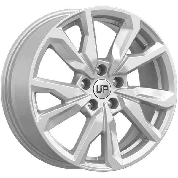 Диски Wheels UP Up114 7 х 17 5*114,3 Et: 37 Dia: 66.6 классический серебристый цвет
