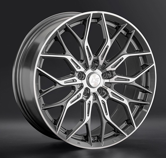 Диски LS wheels LS1355 6.5 х 15 4*114,3 Et: 40 Dia: 73.1 серый с полировкой